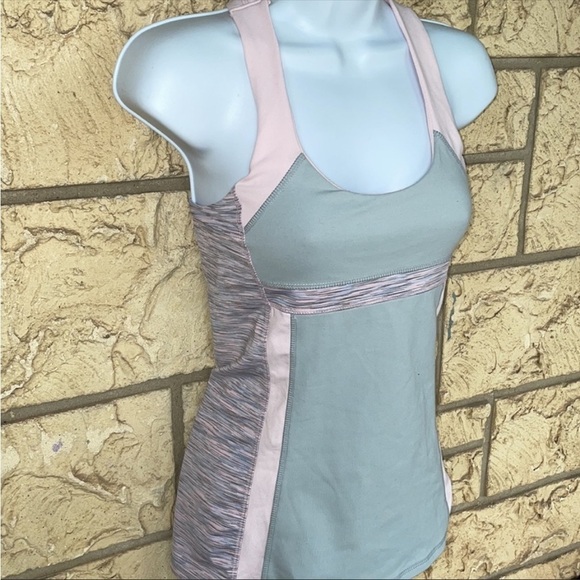 Kyodan Top Tank Gray & Pink Tennis Gym Workout Yoga Size XS - Picture 4 of 10